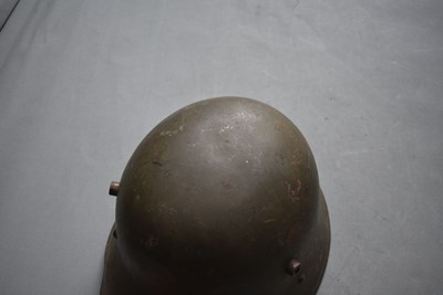 Lot 543 - AN AUSTRIAN WWI M1917 GERMAN PATTERN STEEL HELMET