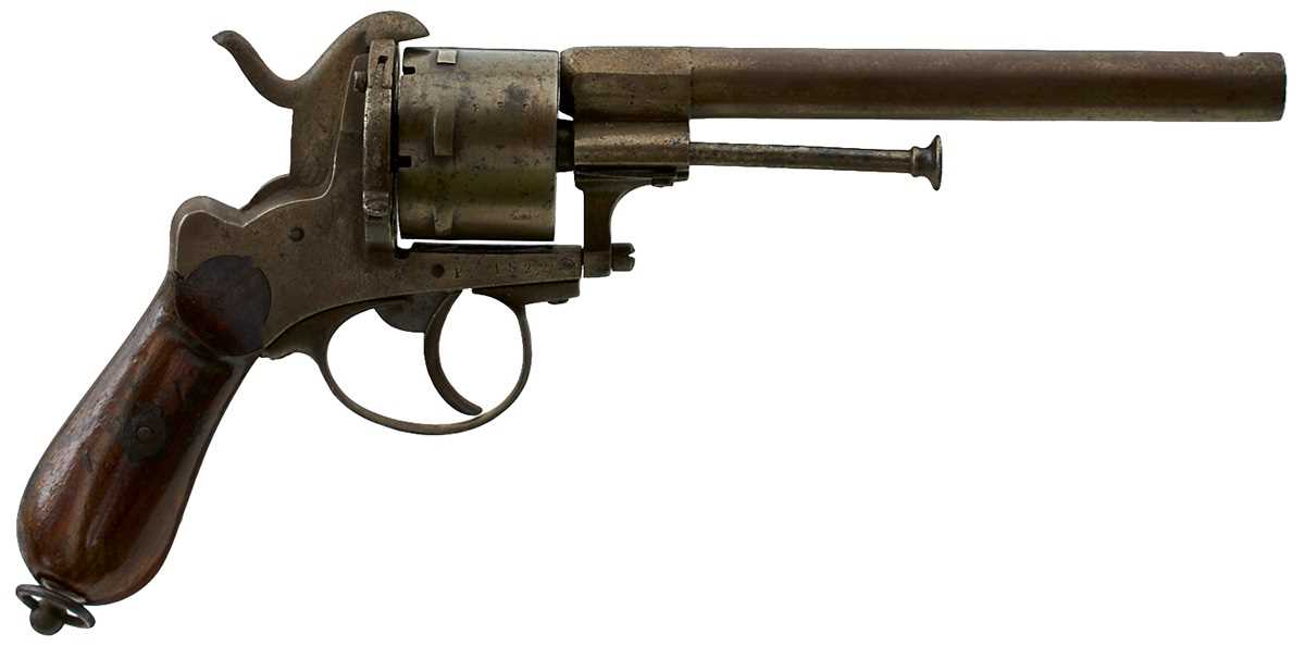 Lot 515 - A 12MM SIX-SHOT PIRLOT FRERES PINFIRE REVOLVER