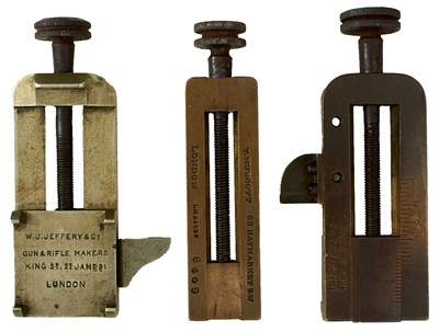 Lot 453 - THREE VARIOUS VICTORIAN RIFLE SIGHT ADJUSTERS