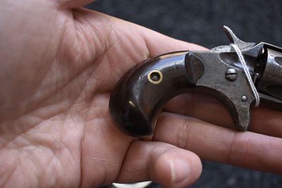 Lot 515 - A RARE .30 CALIBRE COLT NEW LINE REVOLVER