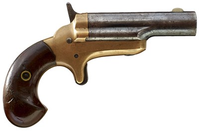 Lot 513 - AN EARLY TYPE COLT NO.3 2ND  MODEL DERRINGER