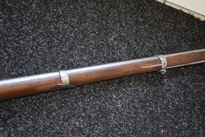 Lot 457 - A FRENCH FLINTLOCK INFANTRY OFFICER'S M1728 STYLE MUSKET