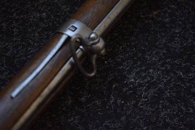 Lot 457 - A FRENCH FLINTLOCK INFANTRY OFFICER'S M1728 STYLE MUSKET