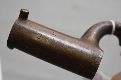 Lot 596 - A BRITISH PATTERN 1842 SOCKET BAYONET TO THE COLDSTREAM GUARDS