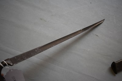 Lot 596 - A BRITISH PATTERN 1842 SOCKET BAYONET TO THE COLDSTREAM GUARDS