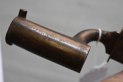 Lot 596 - A BRITISH PATTERN 1842 SOCKET BAYONET TO THE COLDSTREAM GUARDS