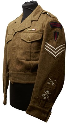 Lot 614 - AN EXTENSIVE COLLECTION OF UNIFORMS PERTAINING TO SERGEANT EDWARD BURNELL MBE ROYAL MARINE COMMANDOS