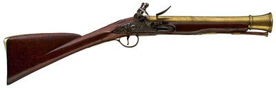 Lot A FLINTLOCK BLUNDERBUSS BY LONDON