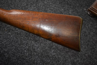 Lot 691 - A FLINTLOCK BAYONET BLUNDERBUSS BY LOTT OF READING