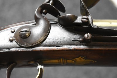 Lot 689 - A FLINTLOCK BLUNDERBUSS BY KETLAND & CO.