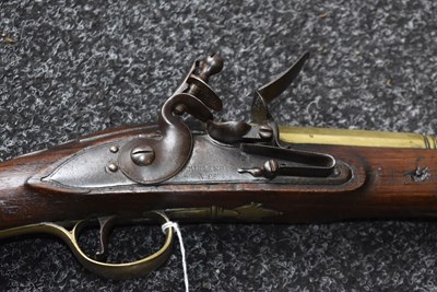 Lot 689 - A FLINTLOCK BLUNDERBUSS BY KETLAND & CO.