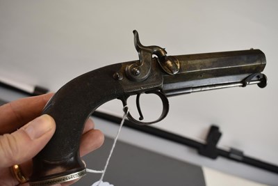 Lot 629 - A SCARCE CRISP PAIR OF 18-BORE LEFT AND RIGHT HANDED PERCUSSION BELT PISTOLS BY SAMUEL NOCK