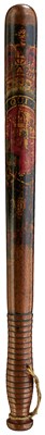 Lot AN EARLY 19TH CENTURY POLICE TRUNCHEON