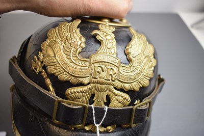 Lot 753 - A PRUSSIAN OTHER RANK'S PICKELHAUBE