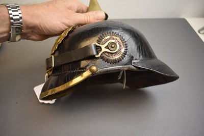 Lot 753 - A PRUSSIAN OTHER RANK'S PICKELHAUBE