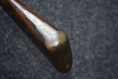 Lot 693 - A FLINTLOCK BAYONET BLUNDERBUSS BY EGG