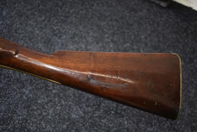 Lot 695 - A SCARCE FLINTLOCK NAVAL BLUNDERBUSS