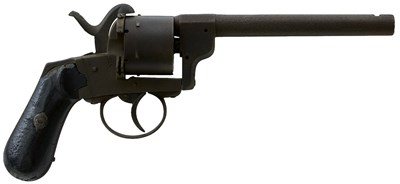 Lot 535 - A 12MM PINFIRE SERVICE TYPE REVOLVER