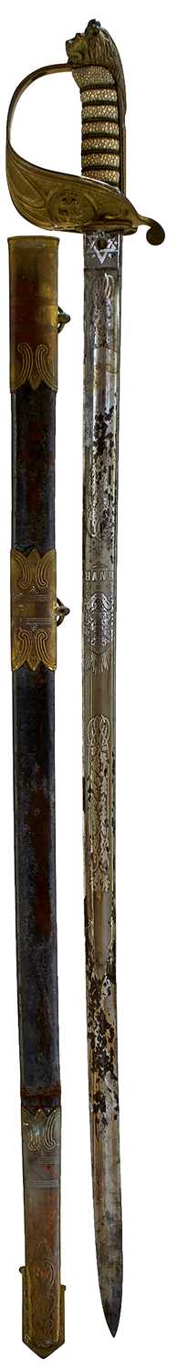 Lot 180 - A ROYAL NAVAL VOLUNTEER RESERVE OFFICER'S SWORD