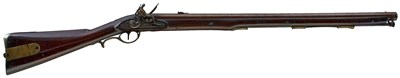 Lot 706 - A .750 CALIBRE MUSKET BORE FLINTLOCK BAKER SERVICE RIFLE