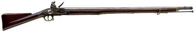 Lot 712 - A .750 CALIBRE FLINTLOCK INDIA PATTERN BROWN BESS