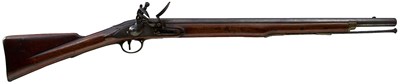 Lot 721 - A .750 CALIBRE FLINTLOCK HEAVY DRAGOON CARBINE