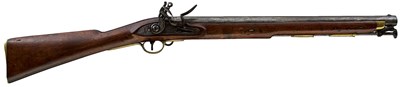 Lot 723 - AN EARLY .750 CALIBRE FLINTLOCK PAGET CARBINE