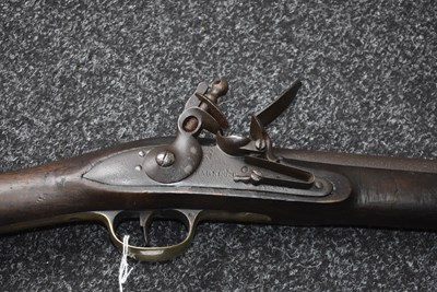 Lot 725 - A .750 CALIBRE FLINTLOCK VOLUNTEER HEAVY DRAGOON'S CARBINE