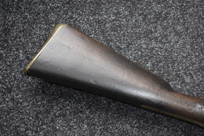 Lot 725 - A .750 CALIBRE FLINTLOCK VOLUNTEER HEAVY DRAGOON'S CARBINE