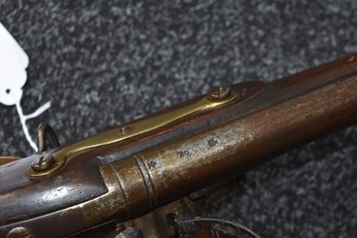 Lot 733 - A .650 CALIBRE FLINTLOCK TRADE MUSKET