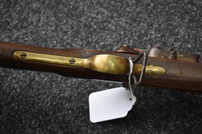 Lot 733 - A .650 CALIBRE FLINTLOCK TRADE MUSKET