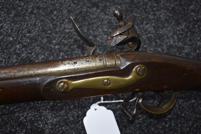 Lot 733 - A .650 CALIBRE FLINTLOCK TRADE MUSKET