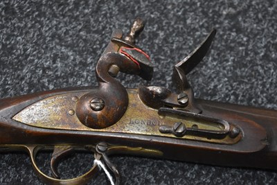 Lot 733 - A .650 CALIBRE FLINTLOCK TRADE MUSKET