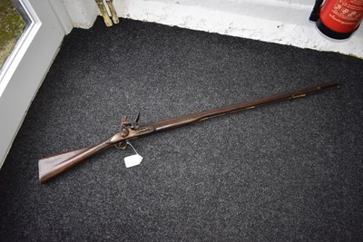 Lot 733 - A .650 CALIBRE FLINTLOCK TRADE MUSKET