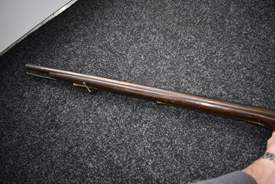 Lot 733 - A .650 CALIBRE FLINTLOCK TRADE MUSKET