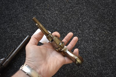 Lot 676 - A 7MM SIX-SHOT BELGIAN PINFIRE REVOLVER