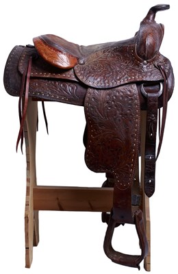 Lot 682 - A WESTERN SADDLE