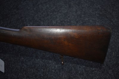 Lot 753 - A .450 CALIBRE PERCUSSION WESTLEY RICHARDS MONKEY TAIL CARBINE
