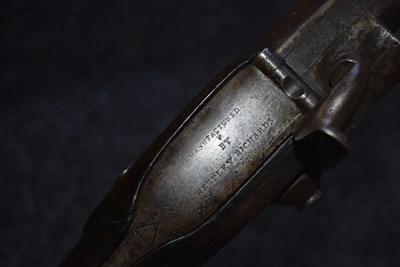 Lot 753 - A .450 CALIBRE PERCUSSION WESTLEY RICHARDS MONKEY TAIL CARBINE