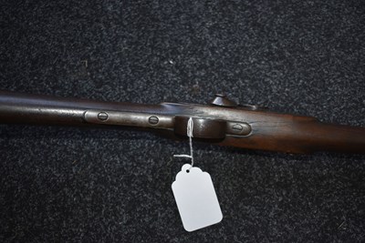 Lot 753 - A .450 CALIBRE PERCUSSION WESTLEY RICHARDS MONKEY TAIL CARBINE