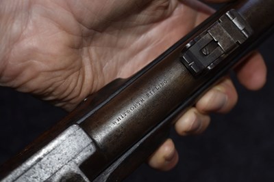 Lot 753 - A .450 CALIBRE PERCUSSION WESTLEY RICHARDS MONKEY TAIL CARBINE