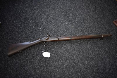 Lot 753 - A .450 CALIBRE PERCUSSION WESTLEY RICHARDS MONKEY TAIL CARBINE