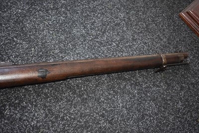 Lot 753 - A .450 CALIBRE PERCUSSION WESTLEY RICHARDS MONKEY TAIL CARBINE
