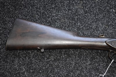Lot 753 - A .450 CALIBRE PERCUSSION WESTLEY RICHARDS MONKEY TAIL CARBINE