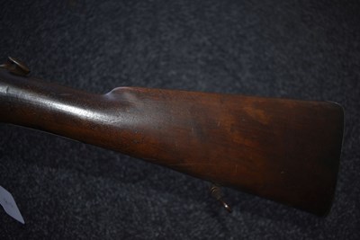 Lot 753 - A .450 CALIBRE PERCUSSION WESTLEY RICHARDS MONKEY TAIL CARBINE