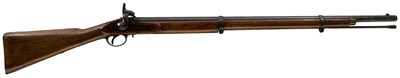 Lot 745 - A .577 CALIBRE PERCUSSION TWO-BAND SERVICE RIFLE