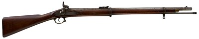 Lot 755 - A .650 CALIBRE PERCUSSION TWO-BAND ENFIELD SERVICE CARBINE