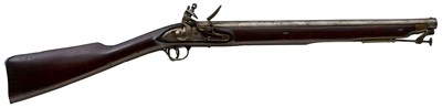 Lot 764 - A .700 CALIBRE INDIAN FLINTLOCK CAVALRY CARBINE