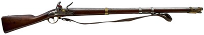 Lot 772 - A .690 CALIBRE FRENCH FLINTLOCK SERVICE CARBINE