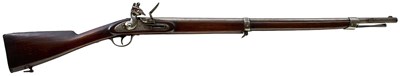 Lot 783 - A .577 CALIBRE CONTINENTAL FLINTLOCK CARBINE